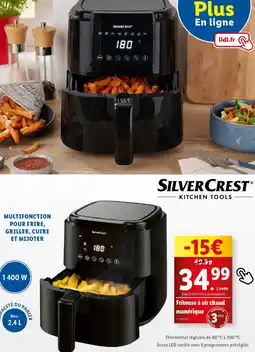 Lidl Friteuse à air chaud numérique offre