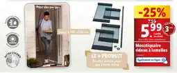Lidl Moustiquaire rideau à lamelles offre