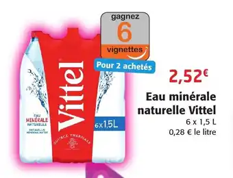Colruyt Eau minérale naturelle VIttel offre