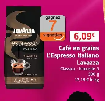 Colruyt Café en grains L'Espresso Italiano Lavzza offre