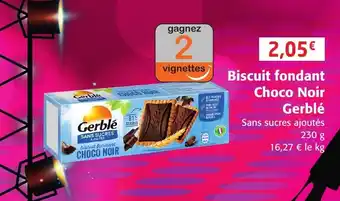 Colruyt Biscuit fondant Choco Noir Gerblé offre
