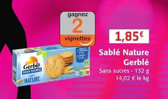 Colruyt Sablé Nature Gerblé offre