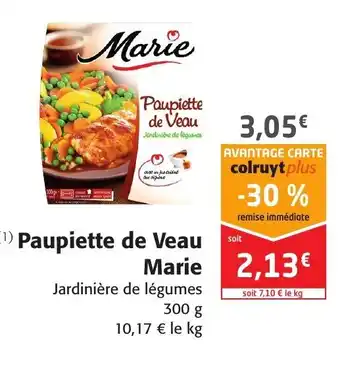 Paupiette de Veau Marie