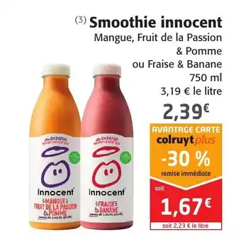 Colruyt Smoothie Innocent offre