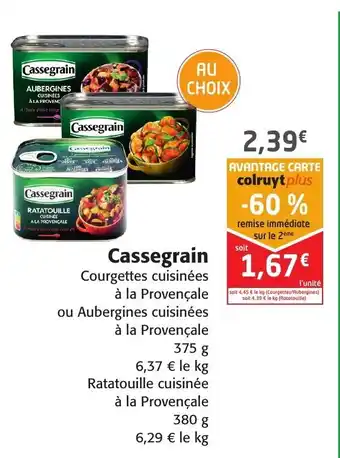 Colruyt Cassegrain offre