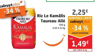 Colruyt Riz Le Kamâlis Taureau Ailé offre