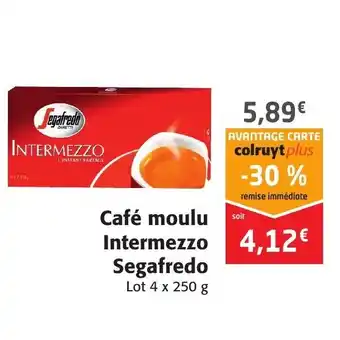 Colruyt Café Moulu Intermezzo Segafredo offre