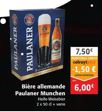 Colruyt Bière Allemande Paulaner Munchen offre