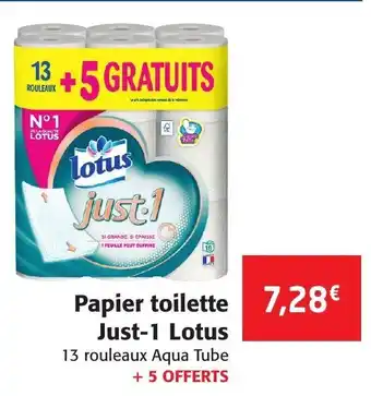 Colruyt Papier Toilette Just-1 Lotus offre