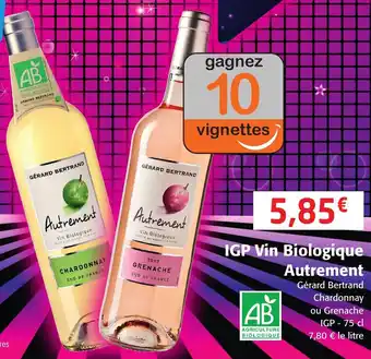 Colruyt IGP Vin Biologique Autrement offre