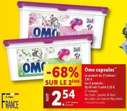 Lidl Omo - capsules offre