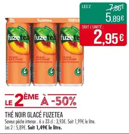 Match FUZETEA Thé Noir Glacé offre