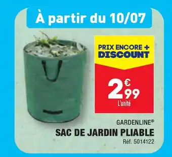 ALDI GARDENLINE SAC DE JARDIN PLIABLE offre