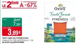 Match OVIVE TRUITE FUMÉE DES PYRÉNÉES offre