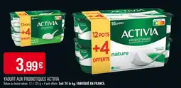 Match ACTIVIA YAOURT AUX PROBIOTIQUES ACTIVIA offre