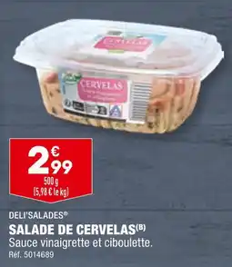 ALDI DELI’SALADES SALADE DE CERVELAS offre