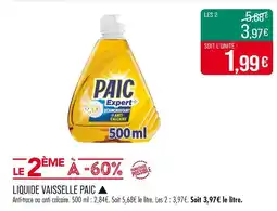 Match PAIC LIQUIDE VAISSELLE offre
