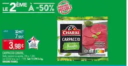 Match CHARAL CARPACCIO offre