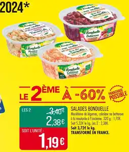 Match BONDUELLE SALADES offre