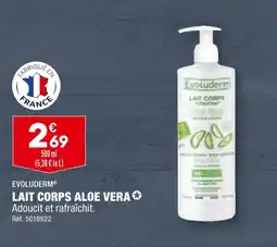 ALDI EVOLUDERM LAIT CORPS ALOE VERA offre