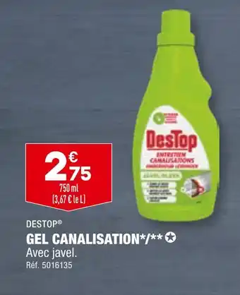 ALDI DESTOP GEL CANALISATION offre