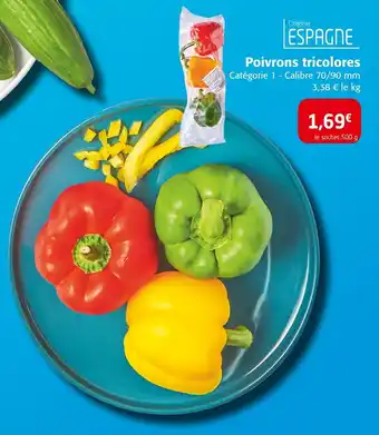 Colruyt Poivrons tricolores offre