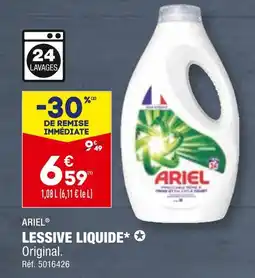 ALDI ARIEL LESSIVE LIQUIDE offre