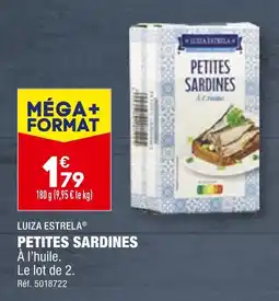 ALDI LUIZA ESTRELA PETITES SARDINES offre