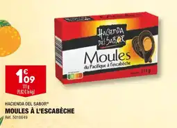 ALDI HACIENDA DEL SABOR MOULES À L’ESCABÈCHE offre