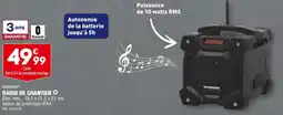 ALDI MAGINON RADIO DE CHANTIER offre