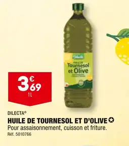 ALDI DILECTA HUILE DE TOURNESOL ET D’OLIVE offre