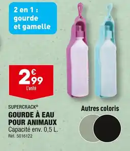 ALDI SUPERCRACK GOURDE À EAU POUR ANIMAUX offre