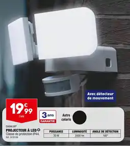 ALDI CASALUX PROJECTEUR À LED offre