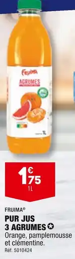 ALDI FRUIMA PUR JUS 3 AGRUMES offre