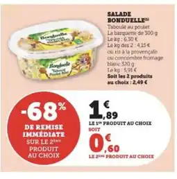 Super U SALADE BONDUELLE offre