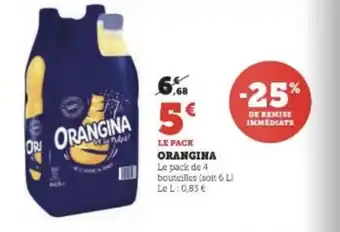 Super U ORANGINA offre