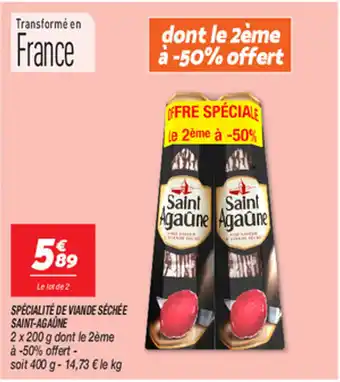 Netto SPÉCIALITÉ DE VIANDE SÉCHÉE SAINT-AGAUNE offre