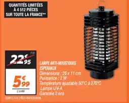Netto LAMPE ANTI-MOUSTIQUES ESPERANZA offre
