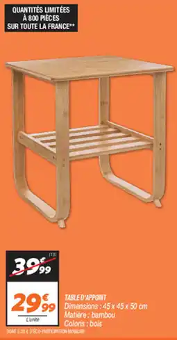 Netto TABLE D'APPOINT offre