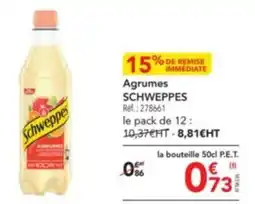 METRO Agrumes SCHWEPPES offre