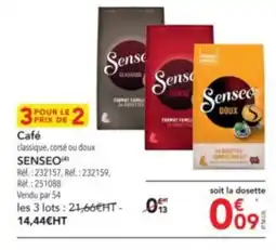 METRO Café classique, corsé ou doux SENSEO (4) offre
