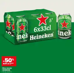 Carrefour Contact Bière blonde HEINEKEN offre