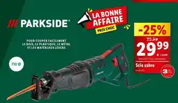 Lidl Parkside - scie sabre offre