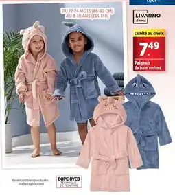 Lidl LIVARNO home Peignoir de bain enfant offre