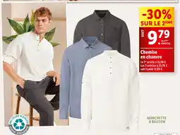 Lidl LIVERGY Chemise en lin offre