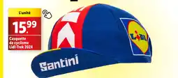 Lidl Santini Casquette de cyclisme Lidl-Trek 2024 offre