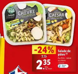 Lidl SELECT & GO Salade de pâtes offre