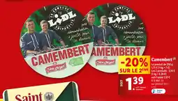 Lidl Chêne d'Argent Camembert offre