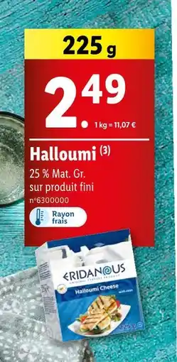 Lidl ERIDANOUS Halloumi offre