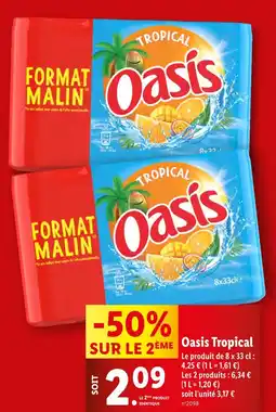Lidl Oasis Oasis Tropical offre